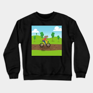 Bicycle Ride Crewneck Sweatshirt